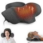 3-in-1 Neck Massager Pillow With Vibration Heating Traction Therapy Pain Relief