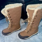Bearpaw Isabella Women s Winter Boots - Brown   Size Us 9 New Open Box