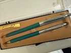 Vintage Caravelle Ballpoint Pen And Pencil Set In Original Plastic Case