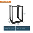 15u Server Rack With Swing Gate  15u Rack For 19inch Computer av data it medi   