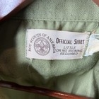 Vintage Late 60   s-70 Bsa Boy Scout Green Official Shirt     Tumwater Area Council