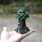 Fairy Garden Tree House     Resin Miniature Fairy House For Fairy Garden  Tiny Tre