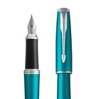 New Genuine Parker Urban Vibrant Blue Fountain Pen Medium Nib