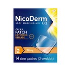 2pc Nicoderm Cq Step 2 Extended Release Nicotine Patches To Stop Smoking 14count