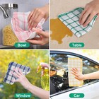 12   Kitchen Dish Cloths Cotton Super Cleaning Absorbent Towel Washing Rags Set