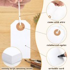 150pcs Blank Shipping Tag  2 3 4 X 1 3 8 Inches Manila Label Tags With String