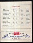 1963 Nba All Star Game Program  Wilt big O  Russell  Baylor  Cousy unscored-ex  