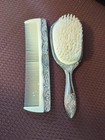 Vintage Sliver Plated Brush And Comb Set