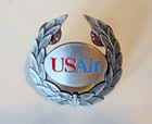 Us Air Airlines Wing Pin Original Vintage Pilot Hat Badge Balfour