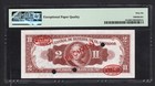 El Salvador 2 Colones 15-2-1962 P101s  specimen  Unc Grade 66