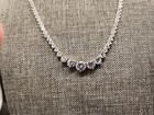Cubic Zirconia Rhodium Over Sterling Silver Necklace And Bracelet Set 25 98ctw