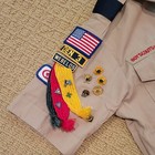 Boy Scout Cub Scout Uniform Lot   Shirt Neckerchiefs Pins Belts Ribbons Etc 