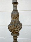 Rare 1920s Rembrandt Sculptural Victorian Lady Cast Iron Floor Lamp  R 7073