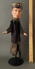 Rare Judge Hand Puppet   Late 19th C  Punch Judy Antique Old Halloween Toy