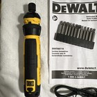 Dewalt Cordless Screwdriver Usb Rechargeable Battery Led   Bit Set New  207  