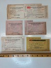 Louisville   Nashville Railroad Company Employee Trip Pass Tickets 1902 1909 Vtg