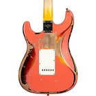 Fender Cs 65 Stratocaster Super Heavy Relic Guitar Tahitian Coral Over Sunburst