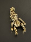 Peanuts   Co Peanuts   Co Teddy Peanuts Pendant - Brass Charm Brad New Rare