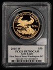 2015-w G 50 1 Oz Gold American Eagle Proof - Edmund Moy - Pcgs Pr 70 - G5305