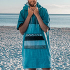 Wave Hawaii Bamboo Poncho Air Teal aqua Nwt Changing Towel