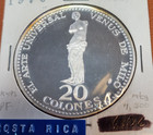 1970 Costa Rica 20 Colones - Silver  999 - Proof - Uncurculated - Rare