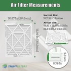 Trightfilters 16x20x1 Merv-8 Air Filter Pleated For Home Hvac Ac Furnace - 4pack