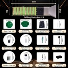 Complete Gold Panning Kit - 50  Folding Sluice Box   27 Pcs Gold Mining Equipmen