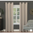Sunzero Off White Cream Metal Grommet 2 Panel Curtains  84x40
