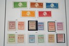 Us 1880-1940 Collection Of 145 Telegraph Stamps Mint   Used On Album Pages