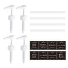 4 Packs Gallon Pump Dispenser  Leak Proof Dispenser For Hand Soap  Detergent
