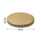 16  Gold Metal Fleur De Lis Round Pedestal Cake Stands Party Events Decorations