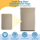 2 Pack Pac11-11039 For Pet Safe Door Replacement Flaps For Dog And Cat  Doggi   