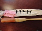 Ballet Foot Stretch Set Pine Wooden Ballet Foot Stretcher   Drawstring Carry Bag