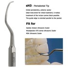 Satelec Acteon Perio Piezo Tips Dental Ultrasonic Scaler Tips H3 H4r Sh4l Tk2-1r