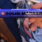 1 Sakura Xsc  320 Solid Marker- Florescent  Pink   Works In Extreme Conditions