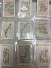 Silk On Paper Old Mill Cigarettes Tabacco Cards Set Of 9