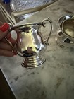 Sterling Creamer And Sugar  950
