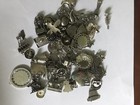 220   Grams Of  925 Sterling Silver Charms And Jewelry Spoon For Scrap
