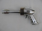 Vintage Futuristic Products Diecast Chrome Strato Cap Gun Space Ray Gun Works Vg