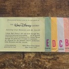 Walt Disney Productions Disneyland Vintage Ticket Coupon Book A   e Disney
