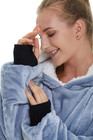 Blanket Hoodie For Adults Sherpa Soft Warm Thick Oversized Wearable