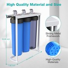 3-stage Kdf Whole House Water Filter System 20  With Spin Down Sediment Filter