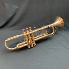 Silver B   H 300 Trumpet Boosey   Hawkes With King Mp   Case S n 10485