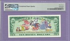 2002 Disney Dollar  10 Aa Tinkerbell Dis79 Pmg 67 Superb Gem