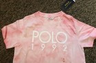New Polo Ralph Lauren Little Girl s Polo 1992 T-shirt -  Size 6 - Pink Tie Dye
