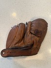 Vintage 1940s Wilson Leather Baseball Glove Ball Hawk 4 Finger Mitt Model A2274