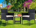 Hgs 3 Pieces Patio Furniture Sets Outdoor Wicker Bistro Set Clearance