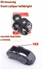 Ba005 For Vw Touareg Front Brake Caliper Repair Kit 6 Pot 18z Brembo 143 35037