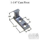 Cam Pivot  1-1 4   2 Hole Tilt In Window  Simonton  Die Cast