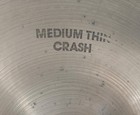 Zildjian Medium Thin 18  Crash Cymbal Bright  Strong Sound  Used